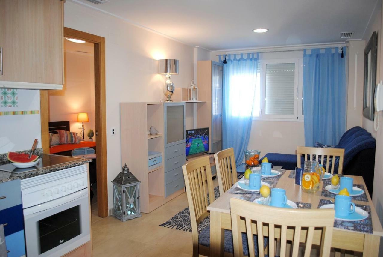 Chillout Grau De Gandia- Attico Para 6 Personas Invitamos Familias Y Jovenes, Dos Banos Buitenkant foto